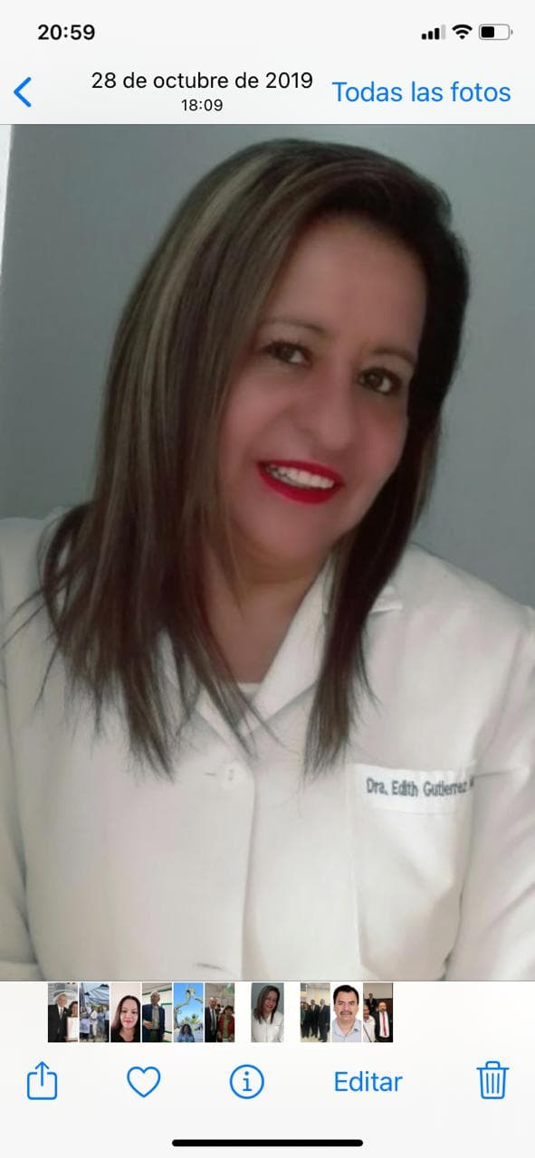 Fotografía de Dra. Edith Gutiérrez Martínez